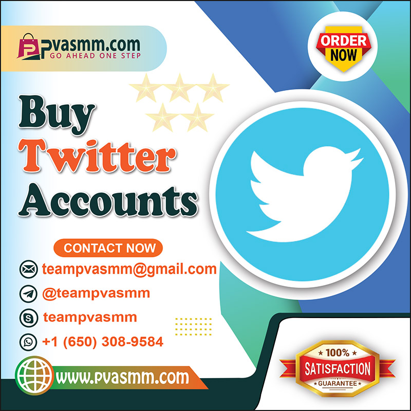 Buy Twitter Accounts - 100% Verified, New, Old and Active